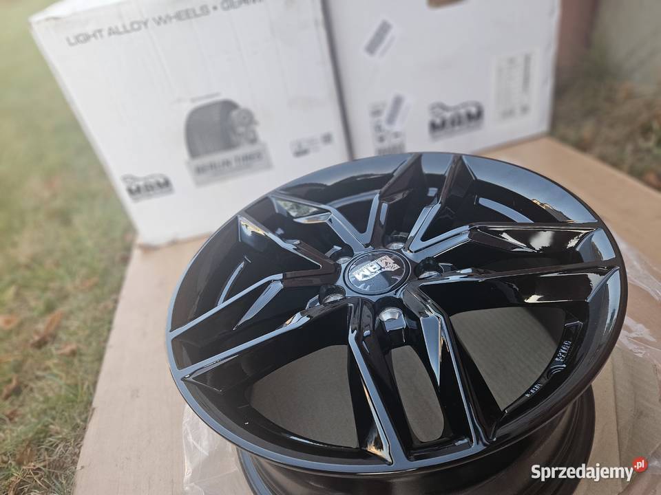 Felgi 16 5x108 nowe mam czarne volvoford Średnica 16" Kłopoty-Stanisławy