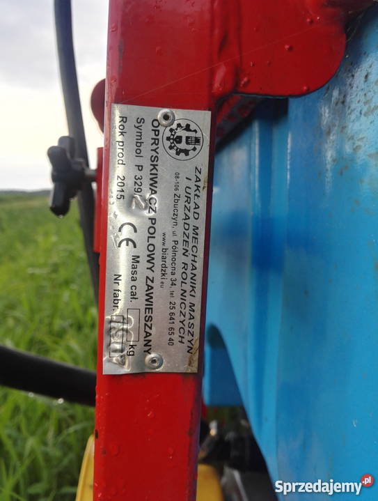 Opryskiwacz Biardzki 400L 12m Maszyny rolnicze Ratoszyn Pierwszy sprzedam