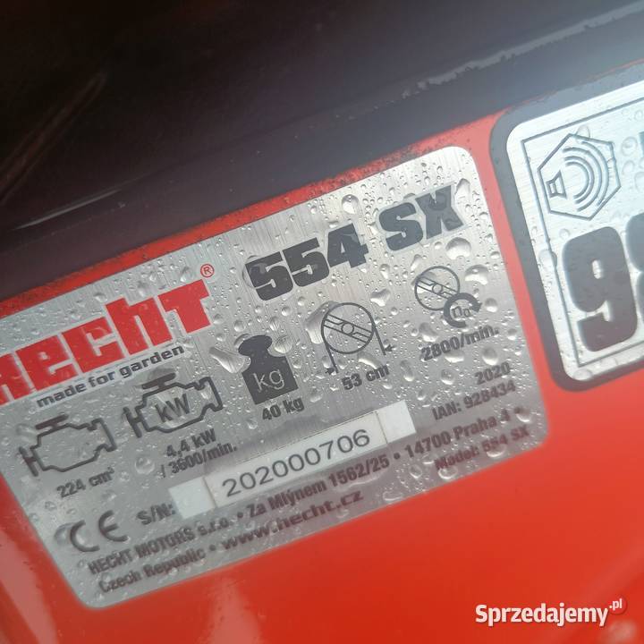 Kosiarka z napędem Hecht 554 SX 2020 r 6 hp Kosiarki spalinowe Pielgrzymka