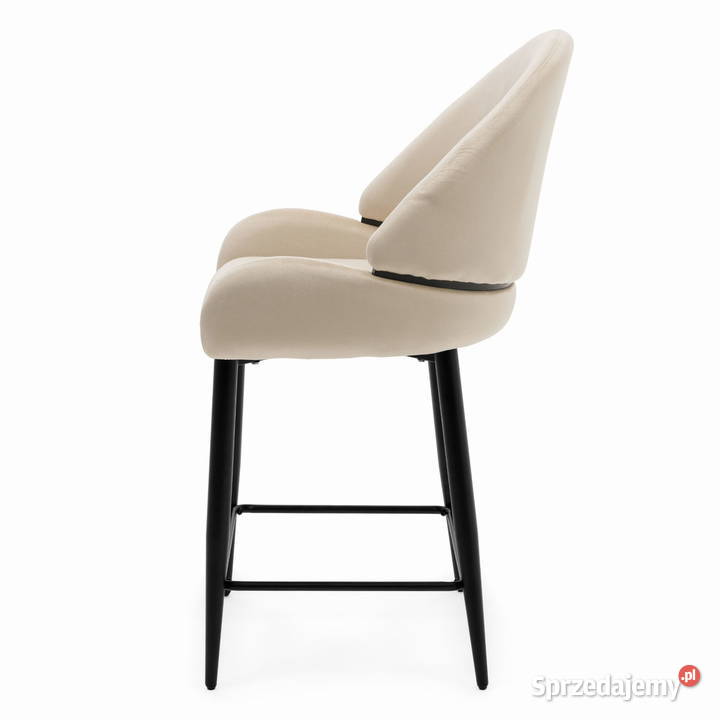 Hoker Tapicerowany Bergamo Jasnobeżowy Wysyłka Hokery Tarchały Małe