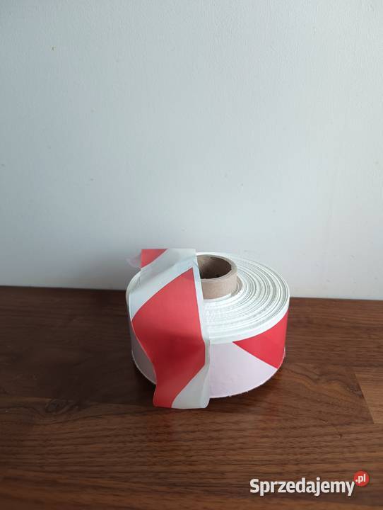 Taśma ostrzegawcza bialo czerwona wygrodzeniowa Wrocław sprzedam