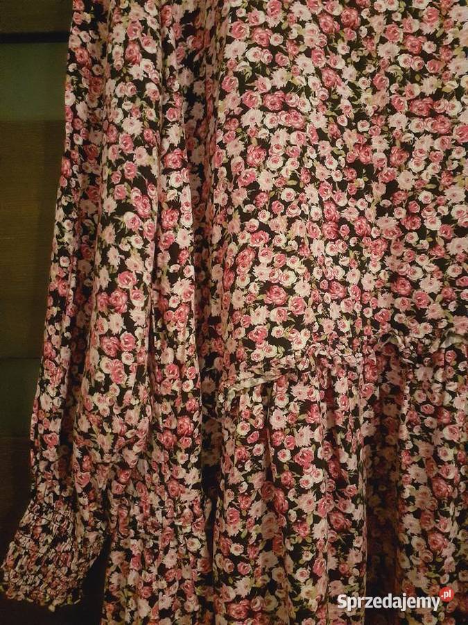 tunika sukienka bluzka w kwiaty M Gdańsk sprzedam