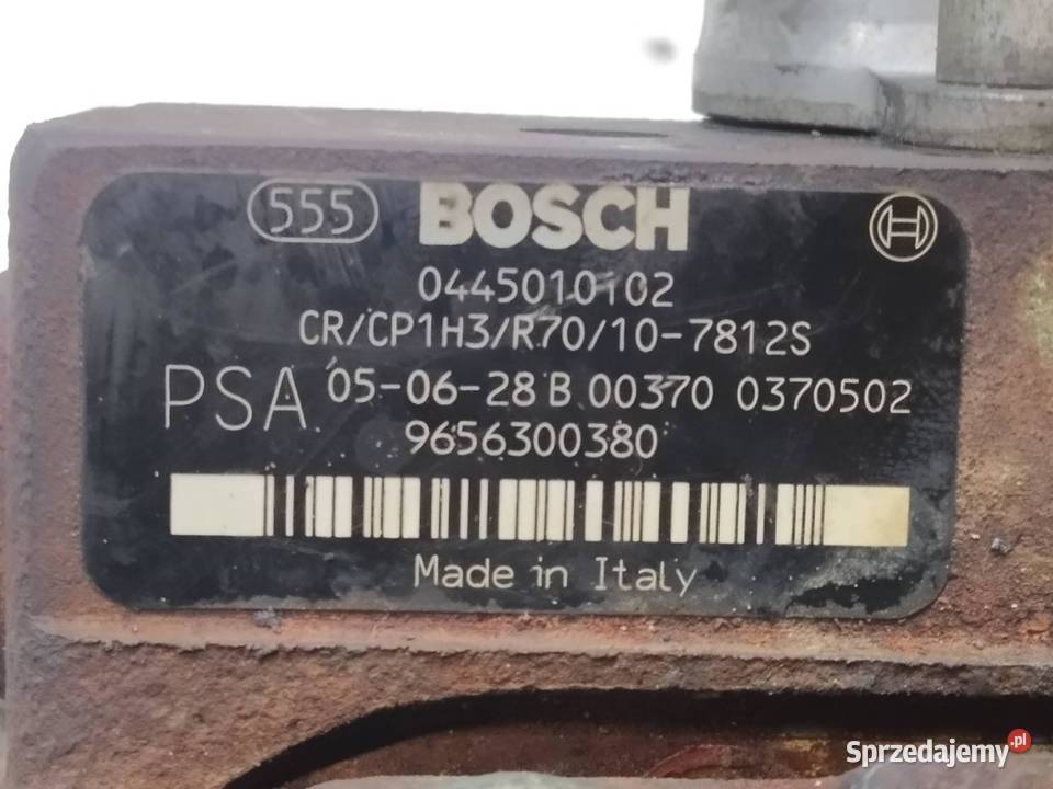 POMPA WTRYSKOWA 9656300380 16 HDI Citroen Xsara Części samochodowe