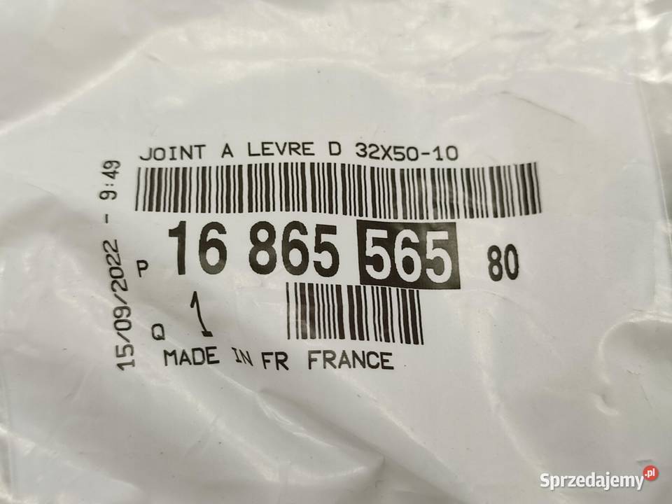 USZCZELNIACZ PÓŁOSI PRAWY PRZÓD CITROEN BERLINGO