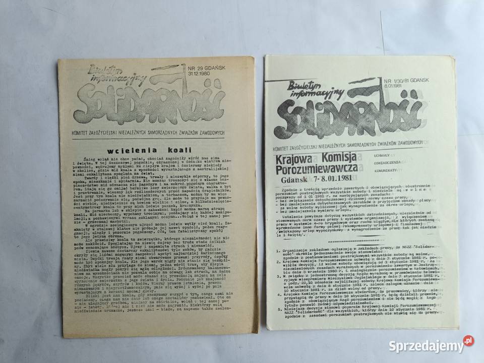 Biuletyn Informacyjny KZ NSZZ Solidarność Gdynia sprzedam