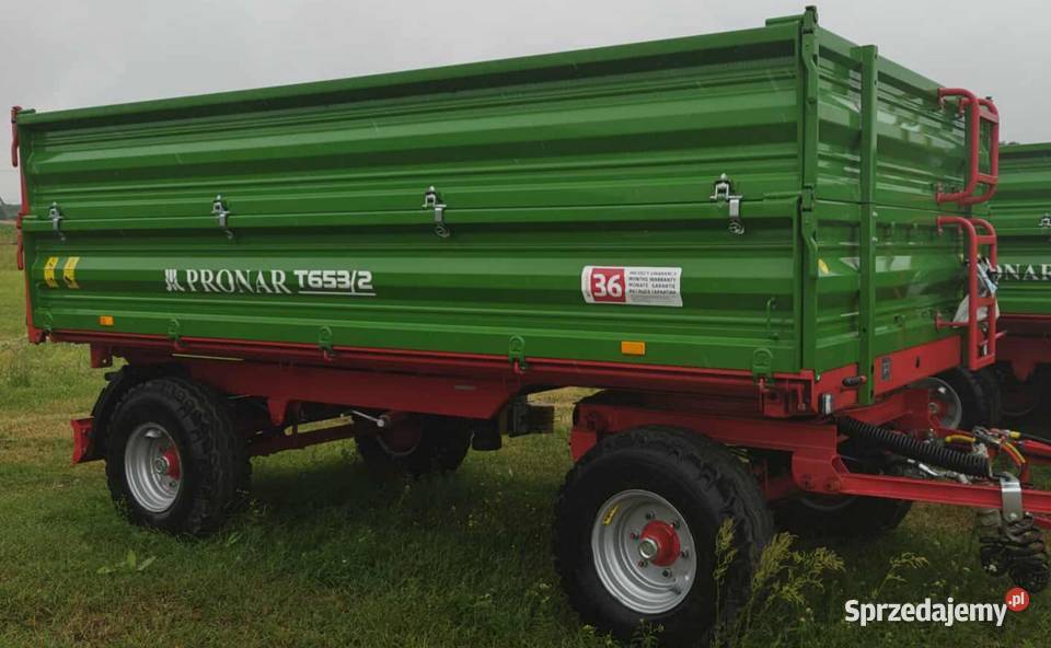 Przyczepa rolnicza 6 ton NOWA 6532 burty 500500 Przyczepy rolnicze Łowicz