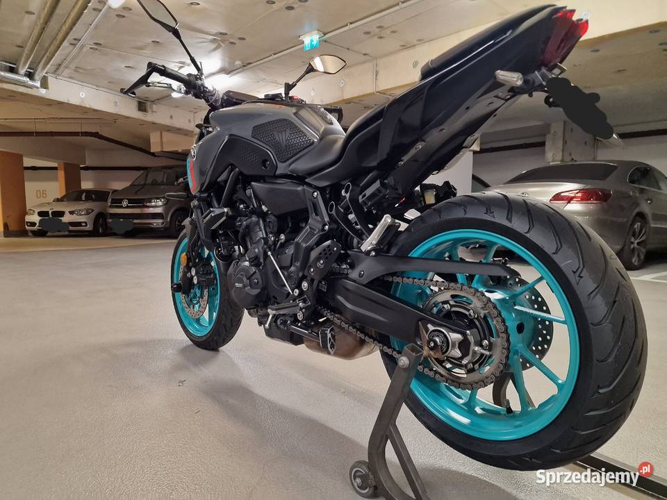 Yamaha MT07 Rok produkcji 2022 małopolskie Skomielna Czarna