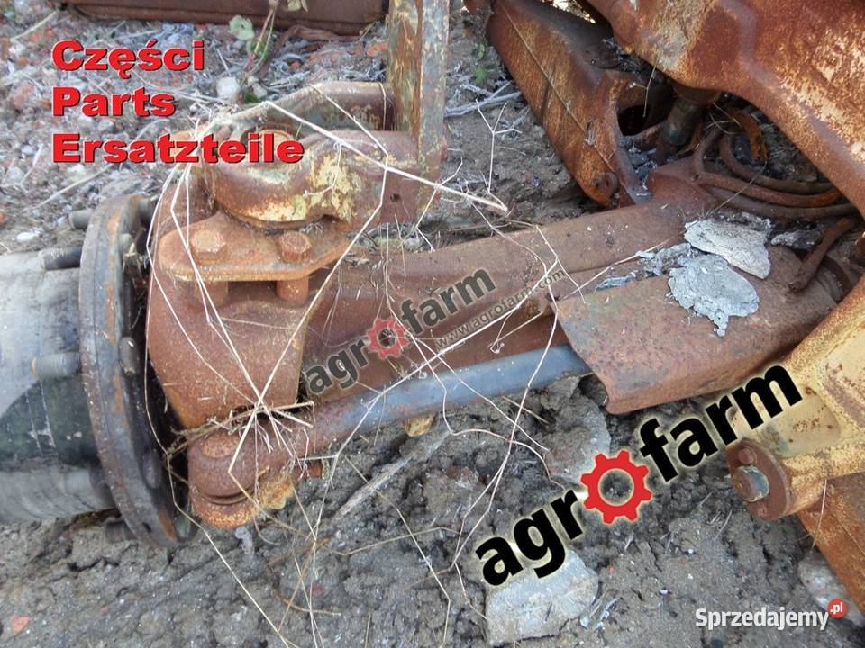 Fendt 820 części skrzynia biegów most przedni Byków