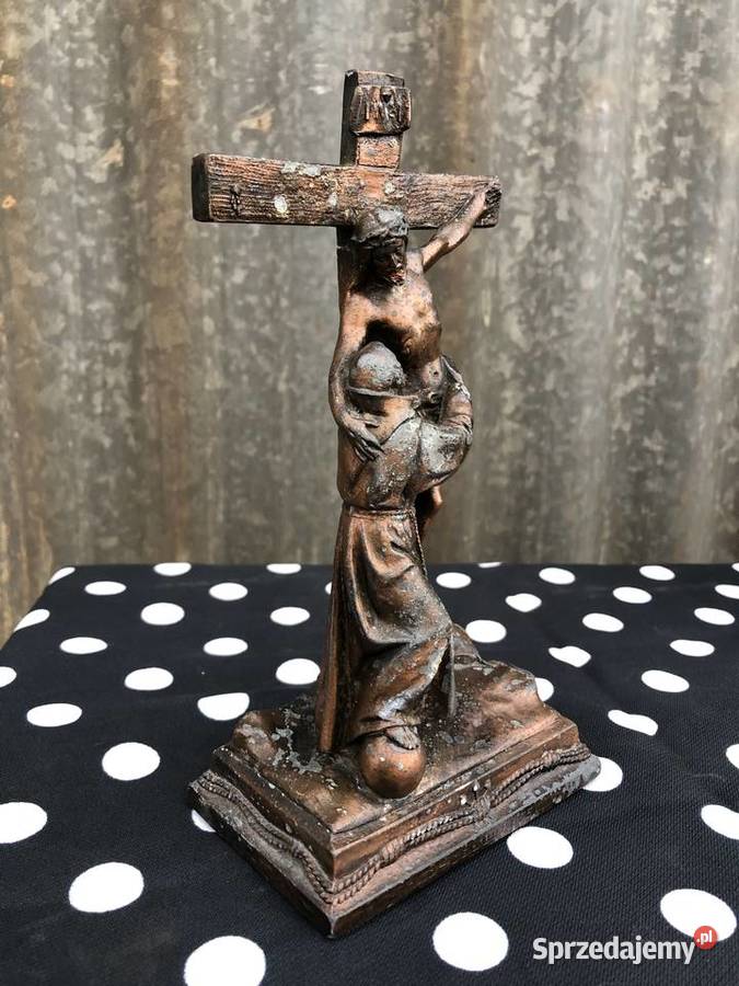 Sygnowana Figurka Jezus Łowicz sprzedam