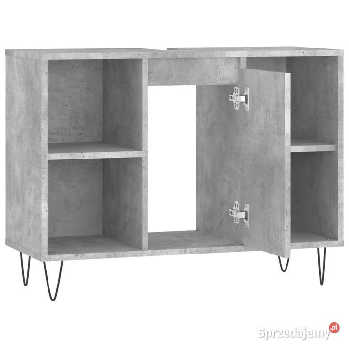 Szafka łazienkowa szarość betonu 80x33x60 Warszawa