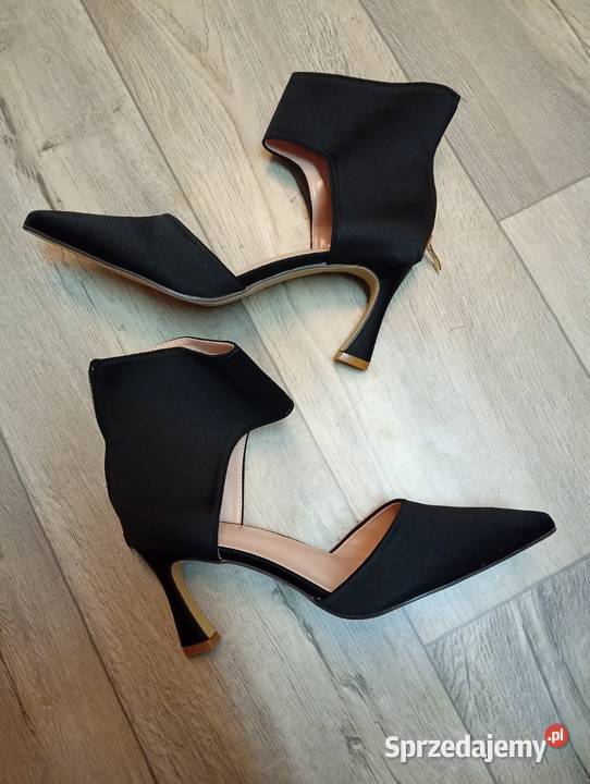 40 Czarne czółenka wieczorowe Nowe Kraków