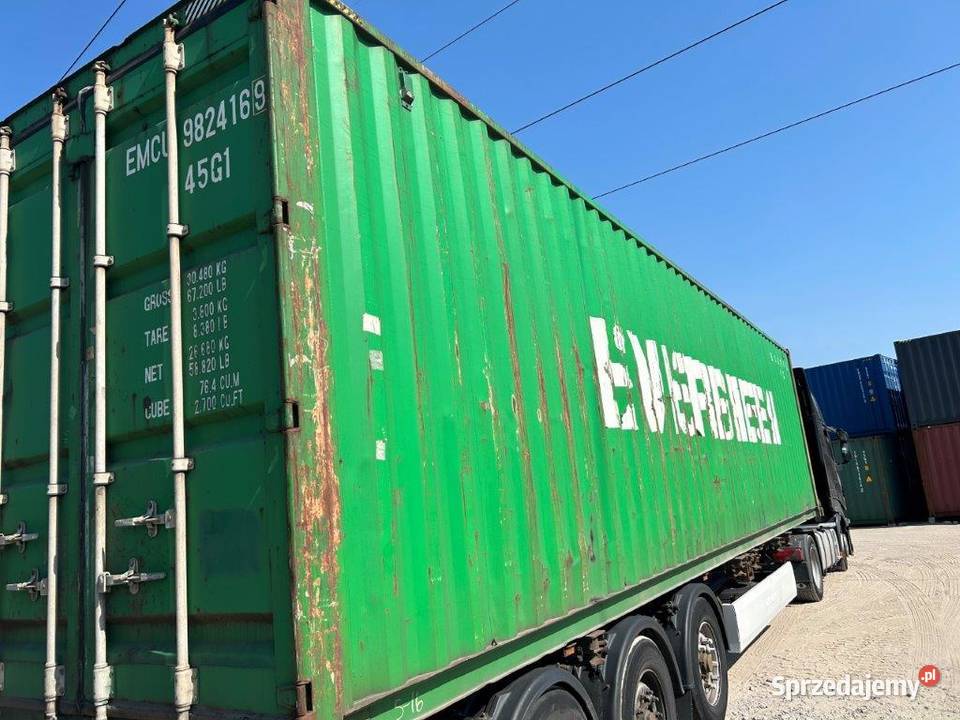 Kontener morski magazynowy budowlany 40 HC CARGO Bydgoszcz