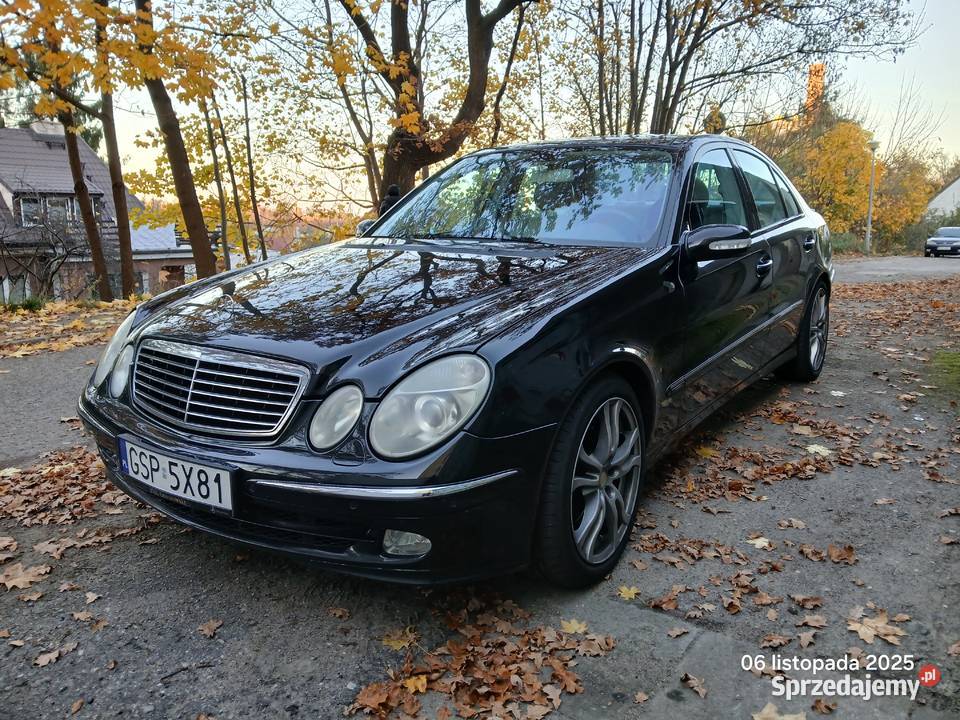 MERCEDES E500 W211 50 V8 LPG jasne wnętrze pomorskie Gdynia sprzedam