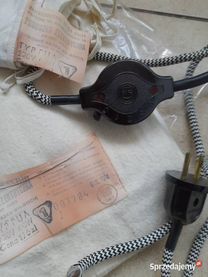 Sprzedam starą z 1974 r poduszkę elektryczną Poznań sprzedam