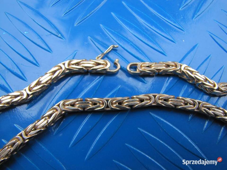 ZŁOTY ŁAŃCUSZEK KRÓLEWSKI SPLOT 100 GRAM BŁYSK Warszawa