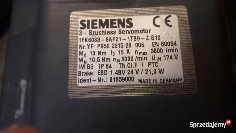 serwomotor Kuka Siemens Pszczyna