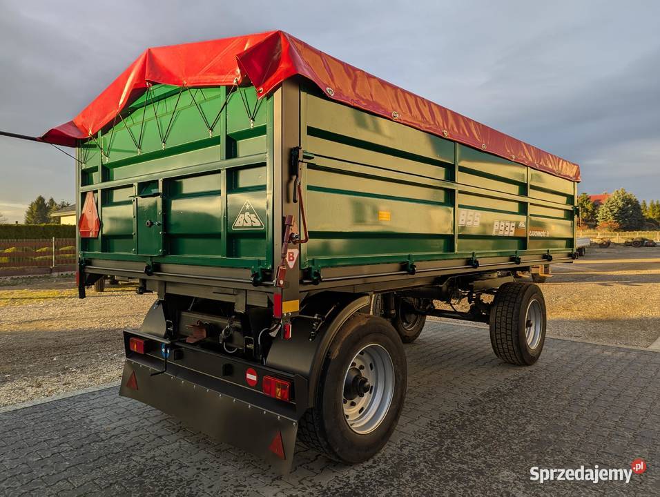 Przyczepa 9t 12t DMC Wywrotka na 1 siłownik BSS Kalinowice sprzedam