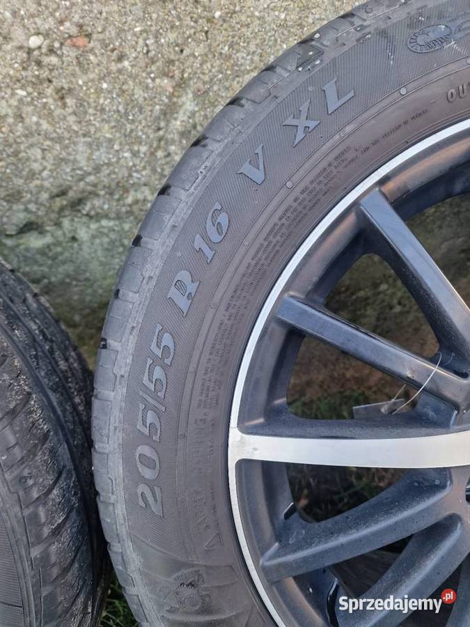 Felgi aluminiowe z oponami 16 Łęg Przedmiejski sprzedam