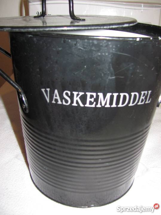 Wiaderko na proszek do prania detergent Akcesoria łazienkowe