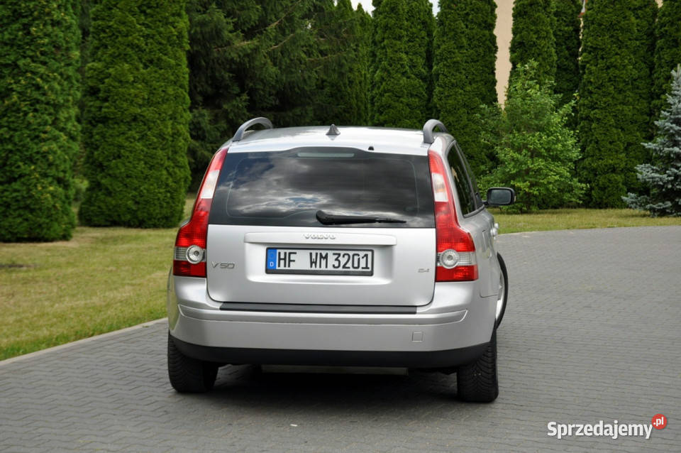 Volvo V50 24Benzyna140WelurRelingI elektrochrom. lusterko wst. Ostrów Mazowiecka