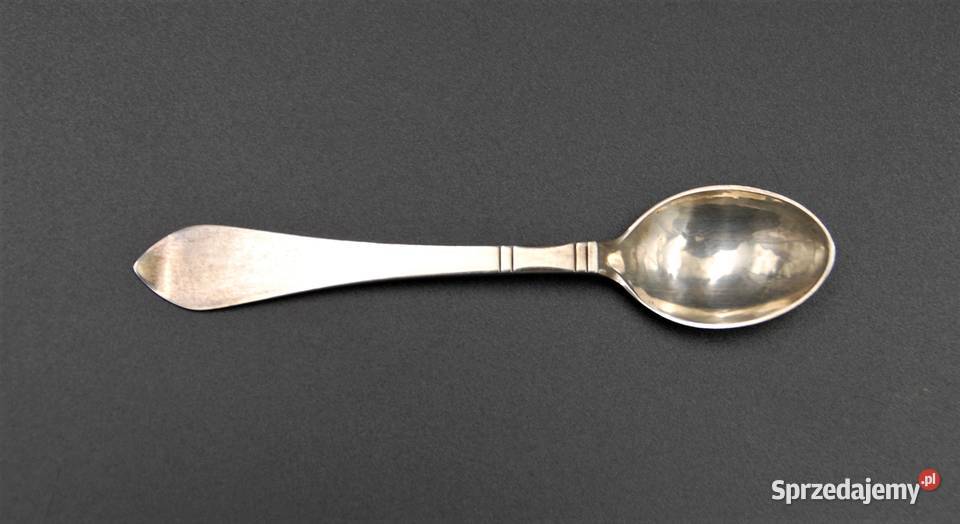 Srebrne łyżeczki Georg Jensen w etui 6 sztuk sprzedam