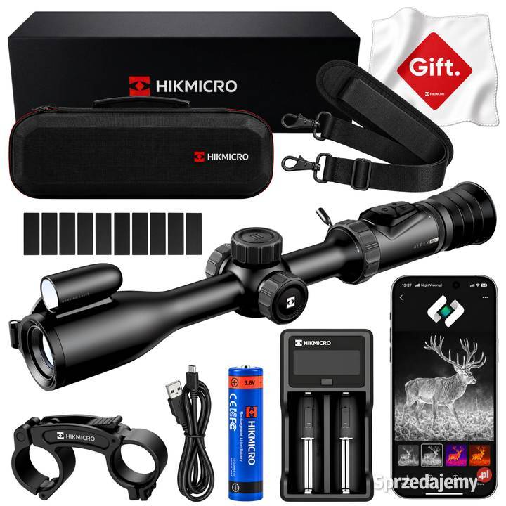 Luneta Noktowizyjna Celownik HIKMICRO Alpex 4K PRO A50PL LRF bez IR