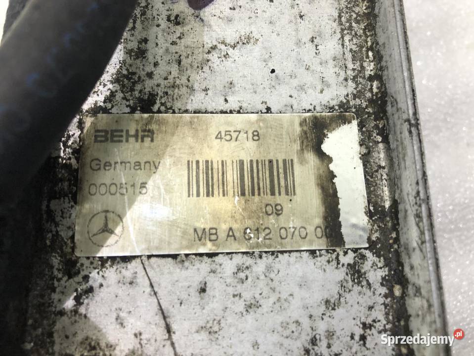 CHŁODNICA OLEJU MERCEDES W203 W210 61207000