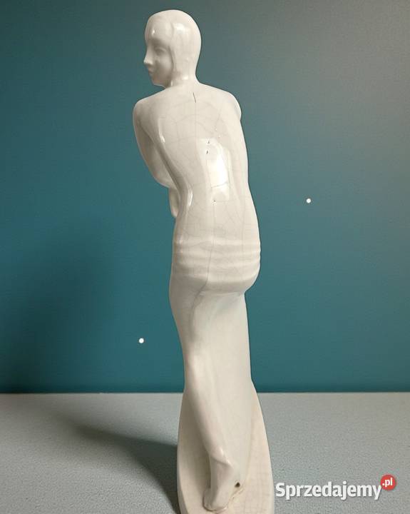 Figura Art Deco Tnzerin Tancerka Sitzendorfer Bronisze