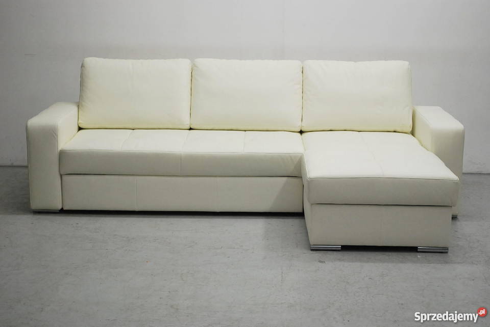 SKÓRA NATURALNA NAROŻNIK Z FSPANIA 1018LTW Komplety wypoczynkowe Poznań