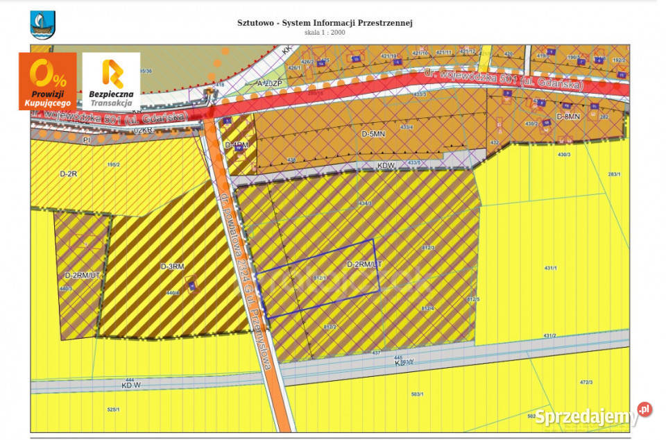 Działka Sztutowo 4522m2