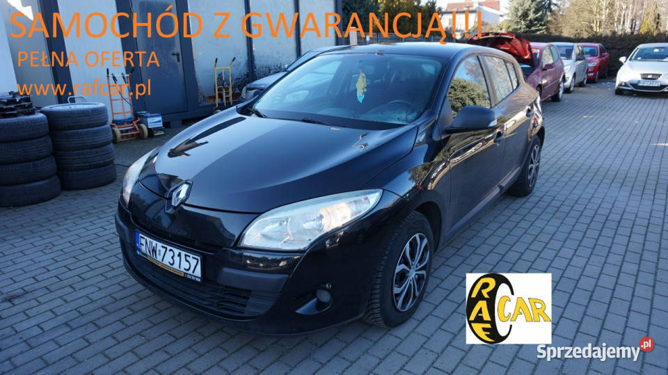 Renault Megane zarejestrowany ubezpieczony Rok produkcji 2011 Zielona Góra