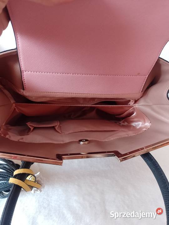 RIVER ISLAND Ekskluzywna torebka kuferek z małopolskie Kraków