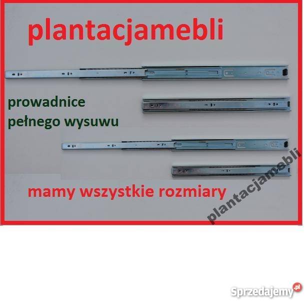 PROWADNICA KULKOWA PEŁNY WYSUW L400 1kpl2 Radomsko