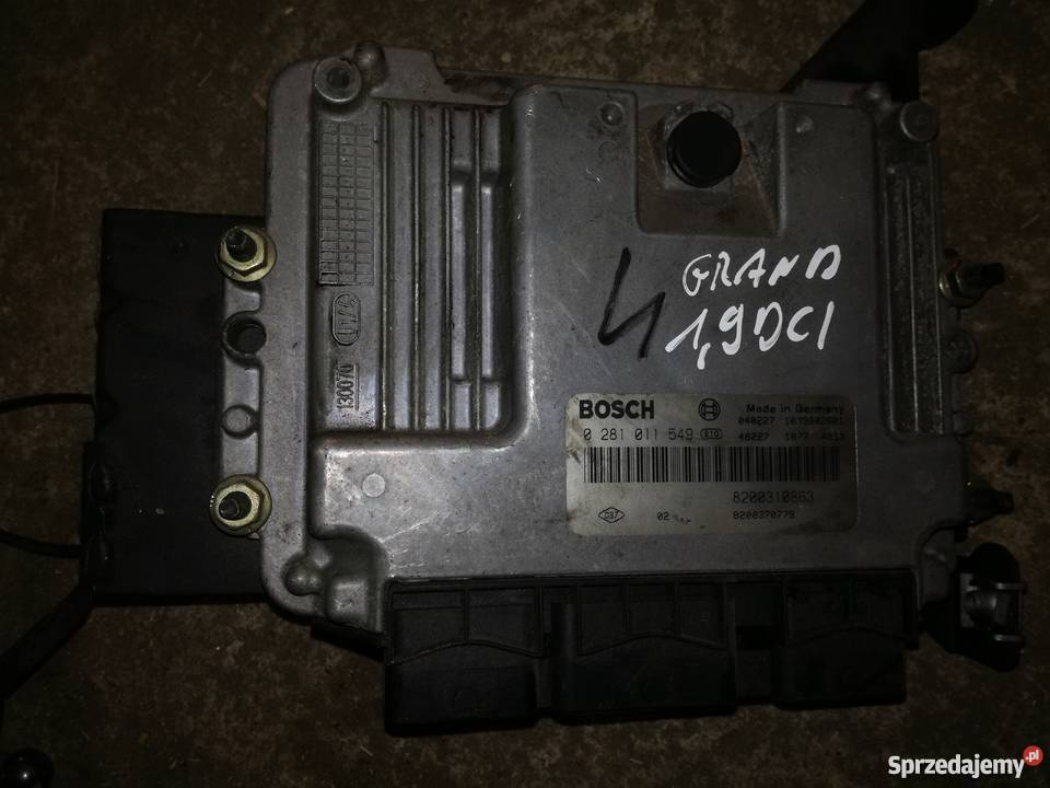 Komputer BOSCH 0281011549 RENAULT 19 DCI Motoryzacja Mieleszyn
