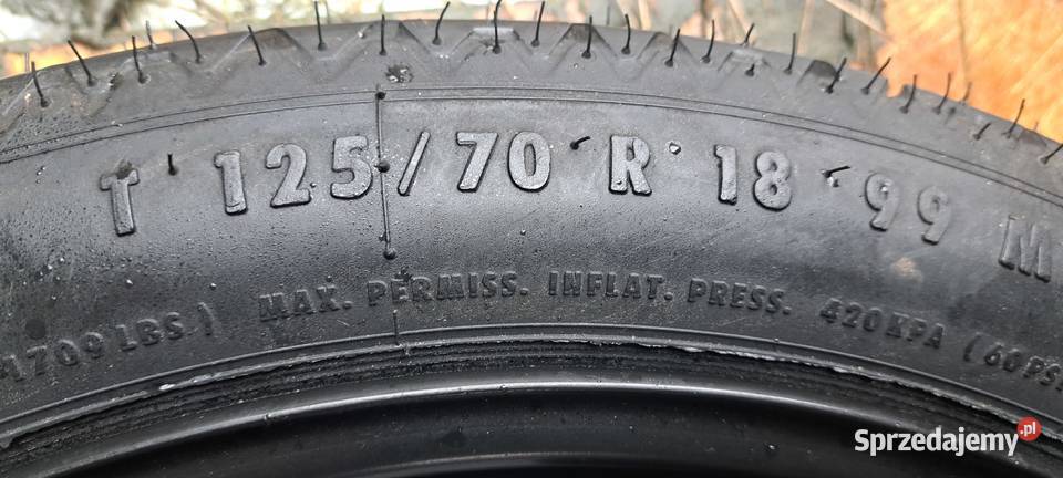 Continental Dojazdowe Nowe 5x112 125x70r18 Audi Smardzewice