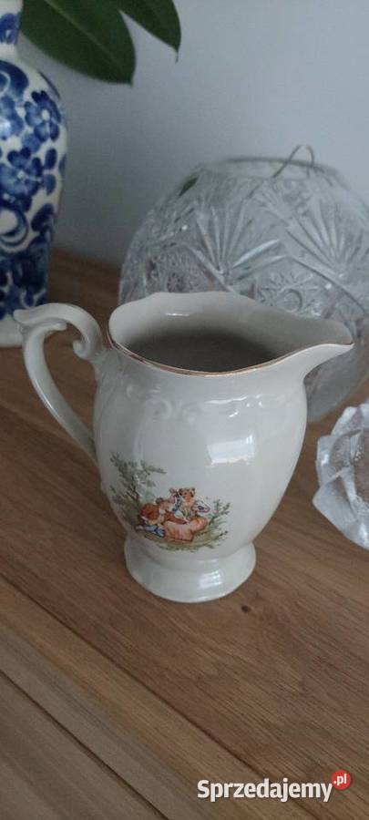 Mlecznik porcelana Tułowice Miłość Wiedeńska Antyki, Sztuka, Kolekcje Mirosławiec
