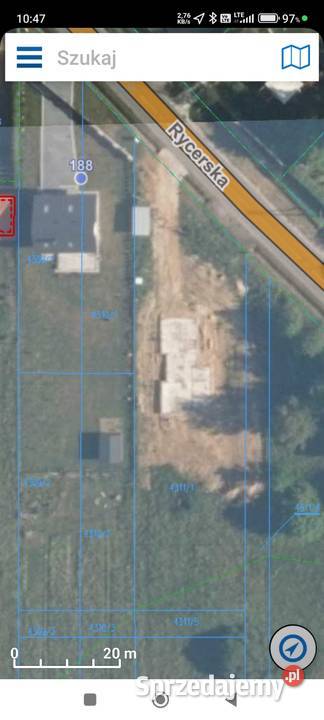 Sprzedam działkę Rycerska 1045m 22m Sprzedaż Skarżysko-Kamienna