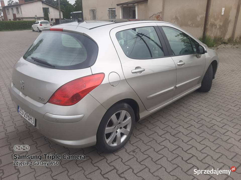 Peugeot 308 16 Benzgaz 2008 kupiony w polskim salonie Kalisz