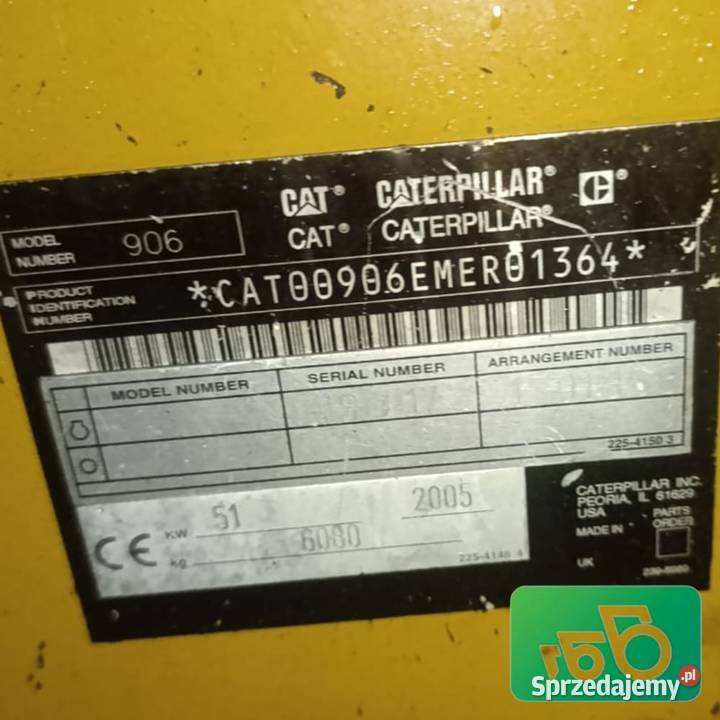 CAT 906 2005rPartsCzęści wielkopolskie Wilkowo sprzedam