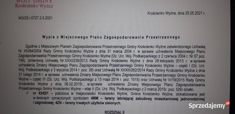 Duża działka budowlana spokojna okolica 76zł/m2