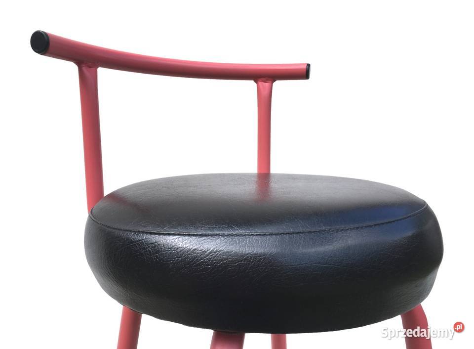 3 hokery krzesła barowe różowe Kraków