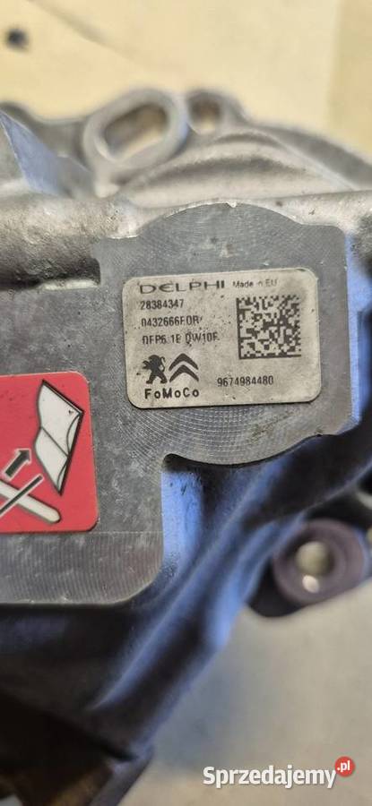Pompa paliwa wysokiego ciśnienia Peugeot Szczecin