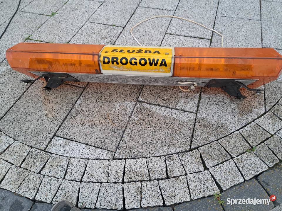 Belka ostrzegawcza koguty Brodnica