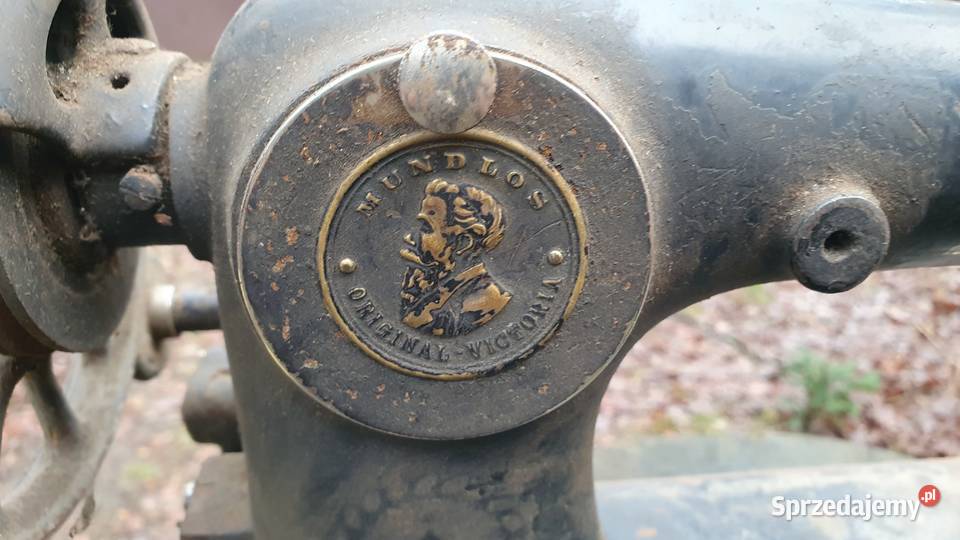 Zabytkowa maszyna do Szycia Mundlos Original Antyki Warszawa