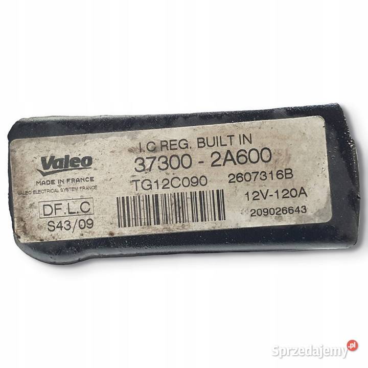 ALTERNATOR Hyundai I30 16 CRDI Valeo 373002A600 lubelskie Chełm sprzedam