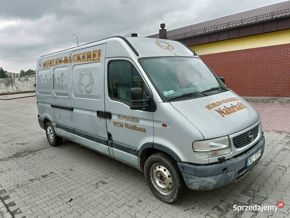 Opel Movano 22 wysoki długi 2003 tempomat diesel Kłodzko