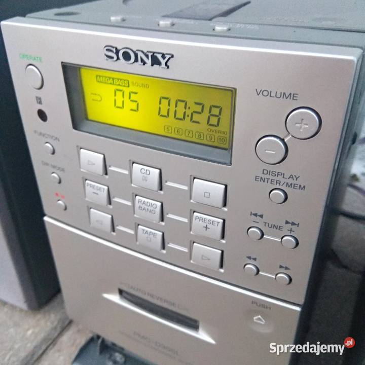 SONY PMCD305L miniwieża Magnetofon korektor CD