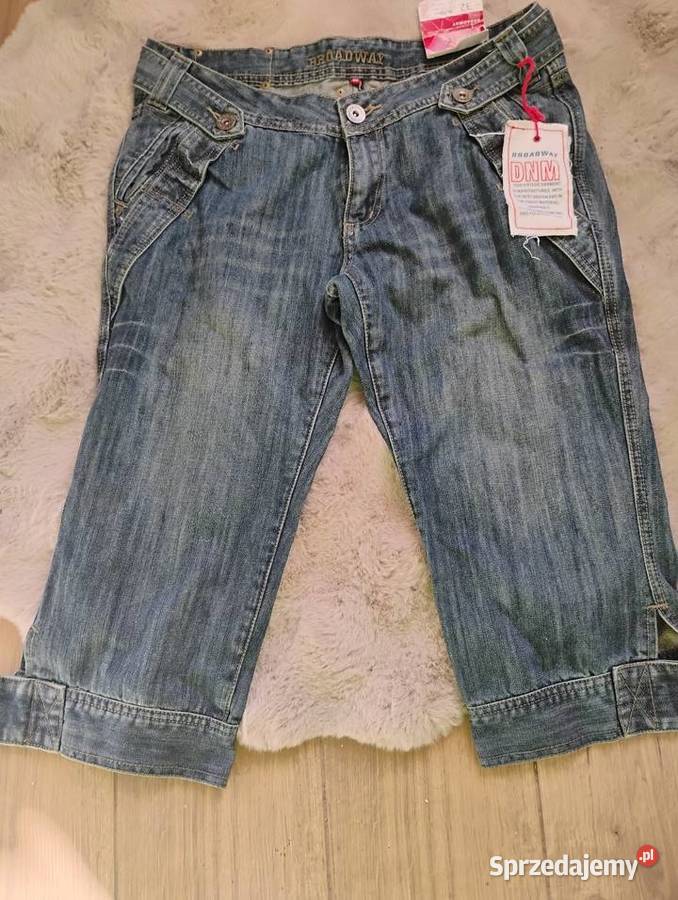 Spodnie jeans rybaczki Inny materiał Kraków