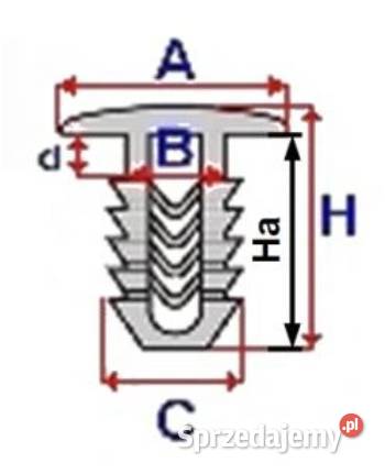 SPINKA Chrysler GM Hyundai 10 sztuk Szczecin