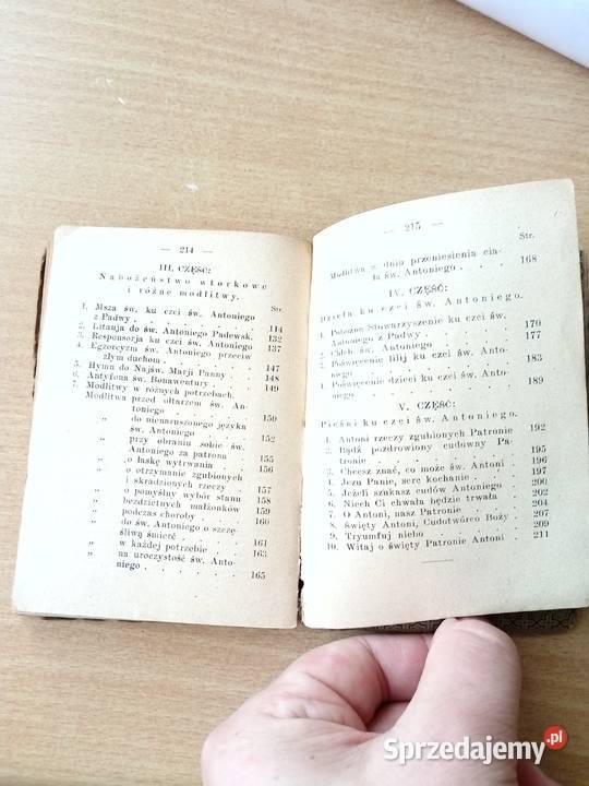 Święty Antoni Padewski książeczka z 1931 Miechów